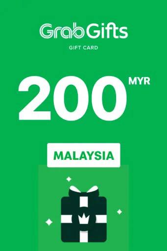 Grab Gifts 200 MYR Gift Card (Malaysia) - Digital Key